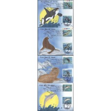 #2508-11 Sea Creatures Joint Nichols FDC Set