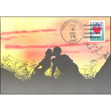 #2618 Love - Envelope Nichols FDC