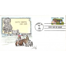 #2416 South Dakota Statehood Nikirk FDC