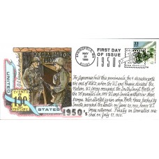 #3187e The Korean War Nikirk FDC