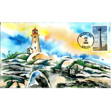 #4409 Matagorda Island Lighthouse Nirlay FDC