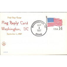 #UY38 US Flag Nix FDC