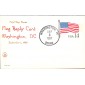 #UY38 US Flag Nix FDC