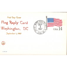 #UY38 US Flag Nix FDC