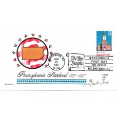 #2337 Pennsylvania Statehood Nordic FDC