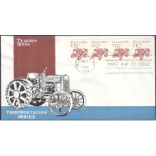 #2127 Tractor 1920s Nussenbaum FDC