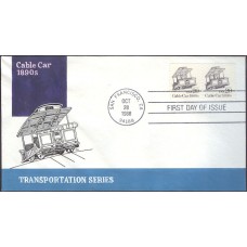 #2263 Cable Car 1880s Nussenbaum FDC