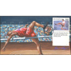 #2497 Summer Olympics - High Jump Olde Well FDC