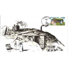 #2416 South Dakota Statehood Old John's FDC