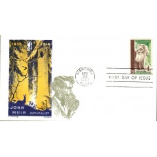 #1245 John Muir Overseas Mailer FDC