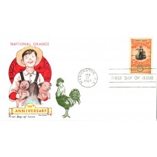 #1323 National Grange Overseas Mailer FDC