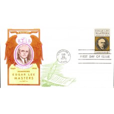 #1405 Edgar Lee Masters Overseas Mailer FDC