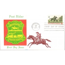 #1478 Postrider Overseas Mailer FDC