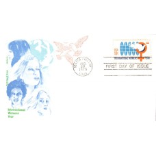 #1571 International Women's Year Overseas Mailer FDC