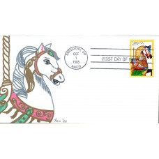 #2391 Carousel Horse Pam FDC