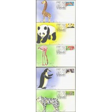 #2705-09 Wild Animals Pam FDC Set