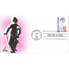 #2828 Buster Keaton Pam FDC