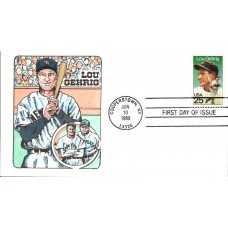 #2417 Lou Gehrig Panda FDC