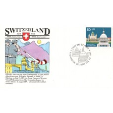 #2532 Founding of Switzerland Panda FDC