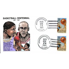 #2560 Basketball Centennial Panda FDC