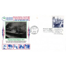 #3183f Panama Canal Panda FDC