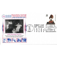 #3184i Radio Entertains America Panda FDC