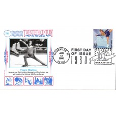 #3190e Figure Skating Panda FDC