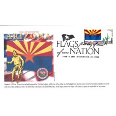 #4277 FOON: Arizona Flag Panda FDC