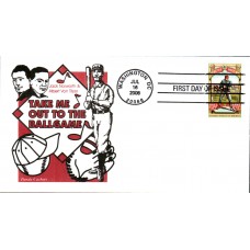 #4341 Take Me Out to the Ballgame Panda FDC