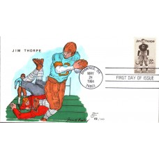 #2089 Jim Thorpe Paslay FDC