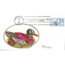 #2092 Preserving Wetlands Plate Paslay FDC