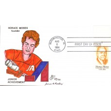 #2095 Horace Moses Plate Paslay FDC