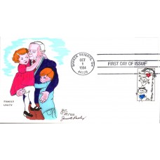 #2104 Family Unity Plate Paslay FDC