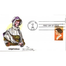 #2146 Abigail Adams Plate Paslay FDC