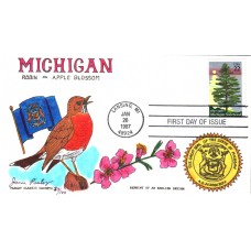 #2246 Michigan Statehood Paslay FDC