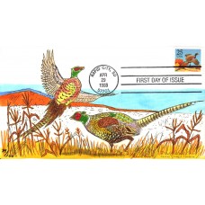 #2283 Ring-Necked Pheasant Paslay FDC