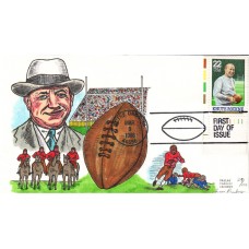 #2376 Knute Rockne Plate Paslay FDC