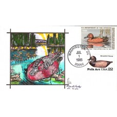 #RW52 Cinnamon Teal Paslay FDC