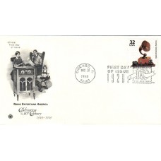 #3184i Radio Entertains America PCS FDC