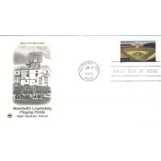 #3511 Tiger Stadium PCS FDC