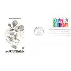 #3558 Happy Birthday PCS FDC