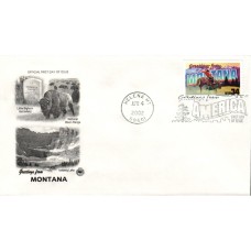 #3586 Greetings From Montana PCS FDC