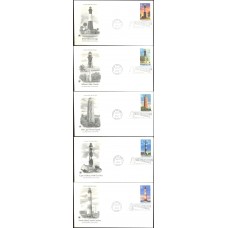 #3787-91 Southeastern Lighthouses PCS Set w/3788a