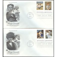 #3804-07 Mary Cassatt Paintings PCS FDC Set