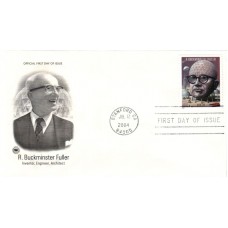 #3870 R. Buckminster Fuller PCS FDC