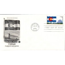 #4280 FOON: Colorado Flag PCS FDC