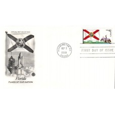 #4284 FOON: Florida Flag PCS FDC