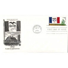 #4291 FOON: Iowa Flag PCS FDC