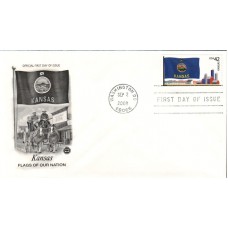 #4292 FOON: Kansas Flag PCS FDC