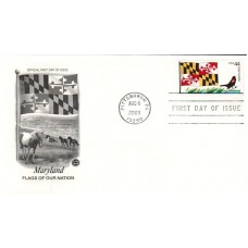 #4296 FOON: Maryland Flag PCS FDC